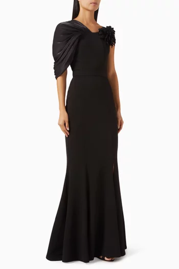 One-shoulder Maxi Dress