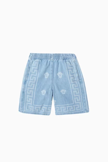Bandana Jeans Shorts