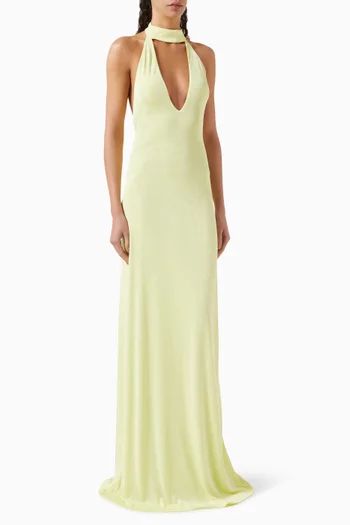 The Maybel Maxi Dress in Jersey