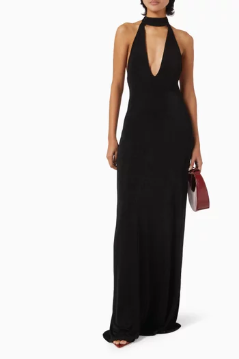 The Maybel Maxi Dress in Jersey