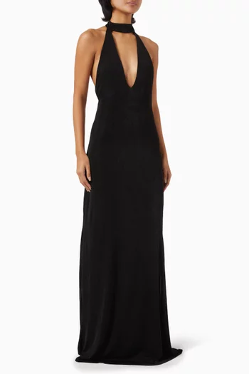 The Maybel Maxi Dress in Jersey