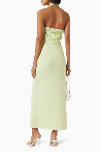 The Celine Maxi Dress in Mesh