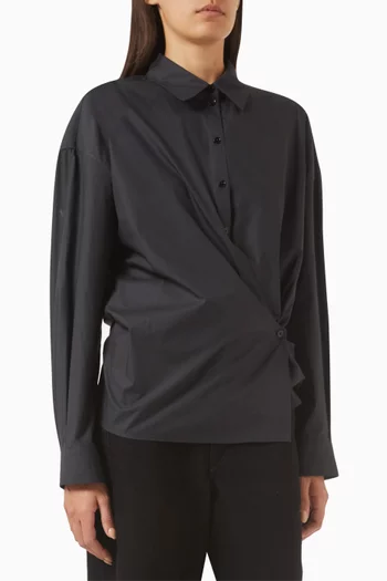 Twisted Shirt in Cotton