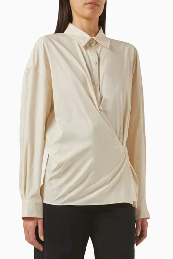 Twisted Shirt in Cotton