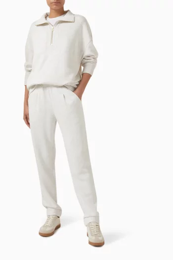 بنطال رياضي بحواف مطوية بطول 28.5‏ بوصة قماش دابل سوفت