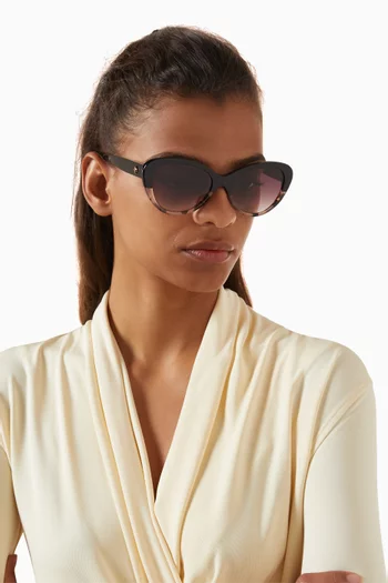 Josi Cat-eye Sunglasses in Acetate