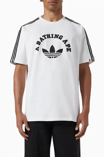 x A Bathing Ape T-shirt in Cotton Jersey