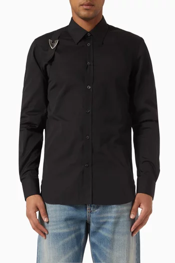 Arrow Buckle Shirt in Cotton
