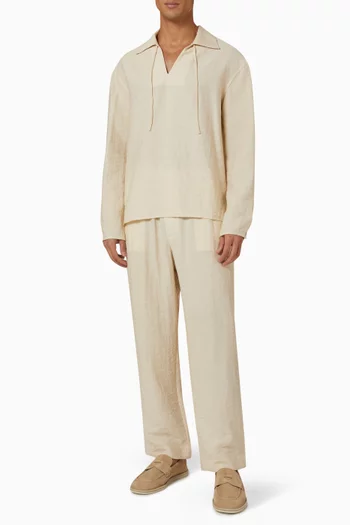Exclusive Resort Shirt in Linen Blend