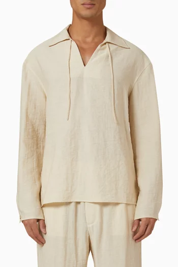 Exclusive Resort Shirt in Linen Blend