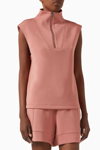 Magnolia 2.0 Half-zip Tank Top in DoubleSoft®