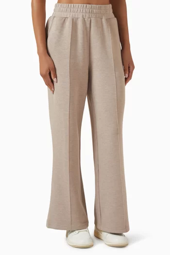 بنطال بقصة ساق واسعة 28"‏ بوصة قماش دابل سوفت