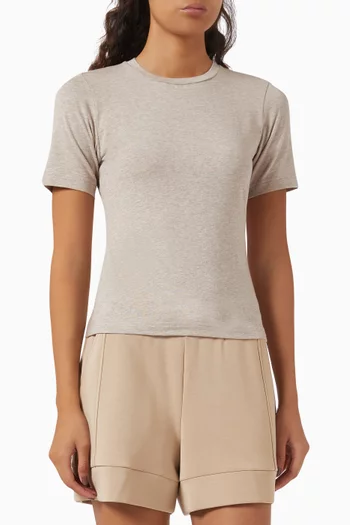 Regina Fitted T-shirt in Cotton-blend