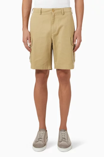 Cargo Shorts in Cotton-linen