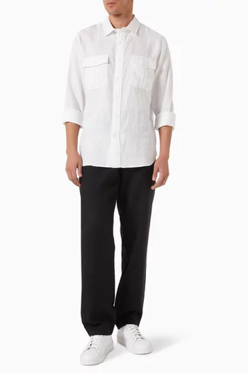 Utility Shirt in Linen