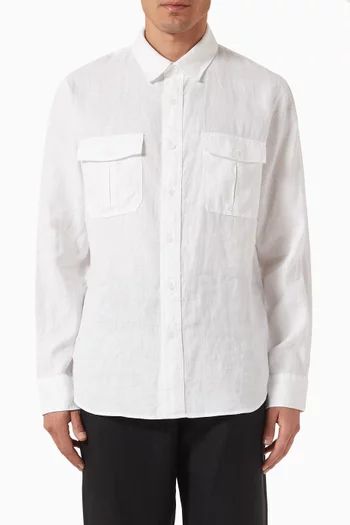 Utility Shirt in Linen