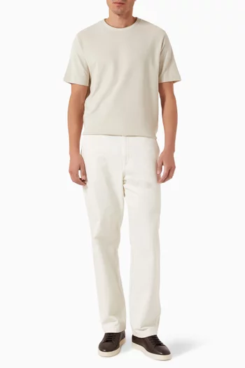 Crewneck T-shirt in Pima Cotton