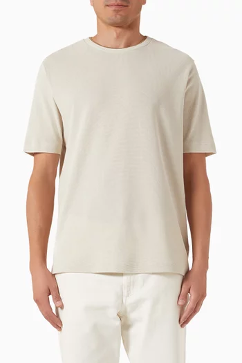 Crewneck T-shirt in Pima Cotton