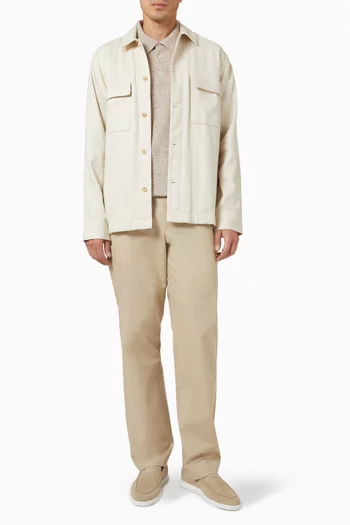 Owen Extended Tab Pants in Stretch-cotton