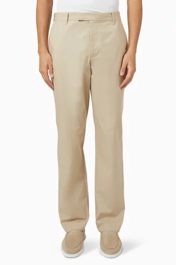 Owen Extended Tab Pants in Stretch-cotton