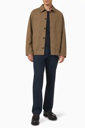 Owen Extended Tab Pants in Stretch-cotton