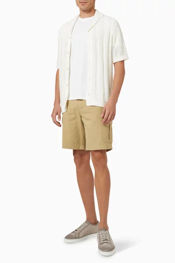 Crochet Cabana Shirt in Cotton-blend