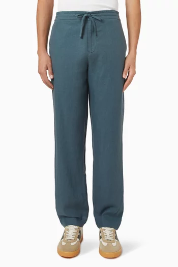 Lightweight Drawstring Pants in Hemp