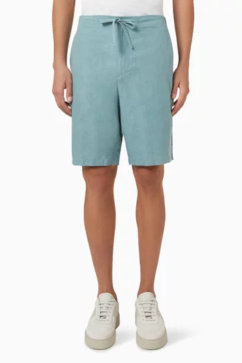 Lightweight Drawstring Shorts in Hemp