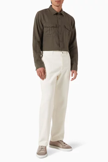 Utility Shirt in Linen