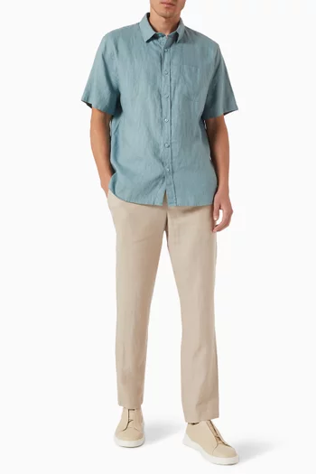 Button-up Shirt in Linen