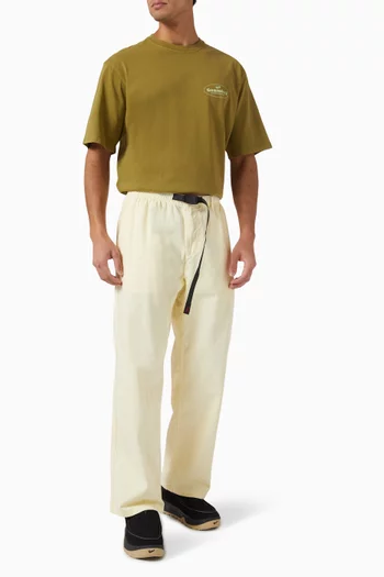 Straight Fit Pants in Cotton Twill