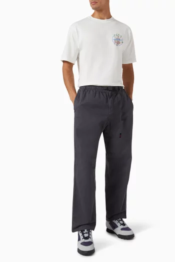 Straight Fit Pants in Cotton Twill
