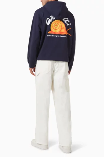Snail Hoodie in Cotton-fleece