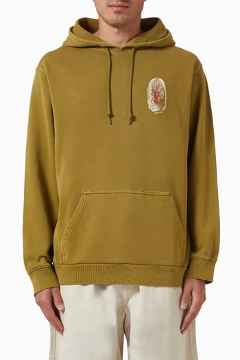 Thumbprint Hoodie in Cotton-fleece