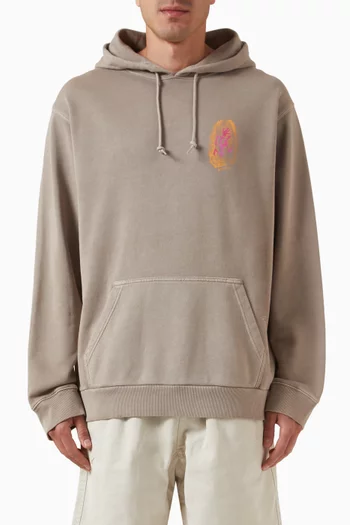 Thumbprint Hoodie in Cotton-fleece