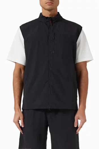 Vest in Brushed Nylon