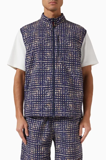 Vest in Brushed Nylon