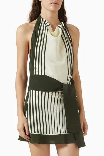 Leilana Mini Dress in Silk