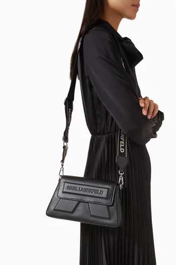 IKON/K Crossbody Bag in Leather