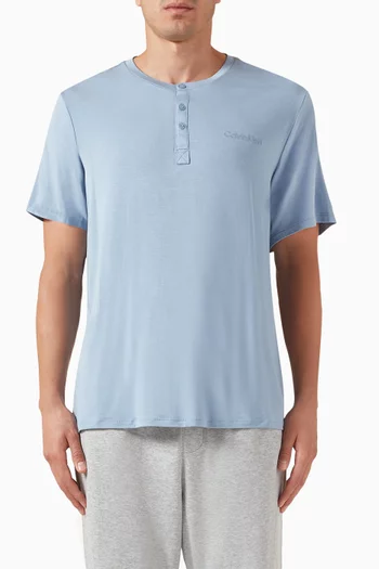Lounge Henley T-shirt in Modal