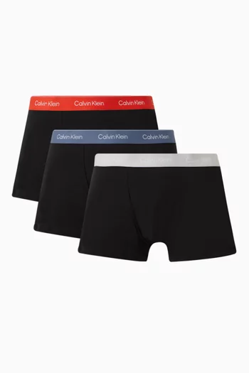 Icon Relaxed Dart Boxer Briefs in Stretch Cotton, Set of 3