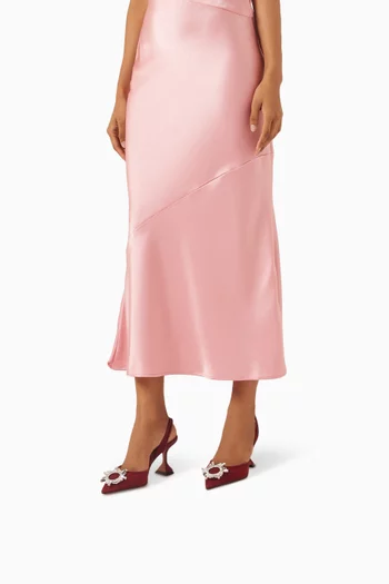 Begum 70 Slingback Pumps in Mesh