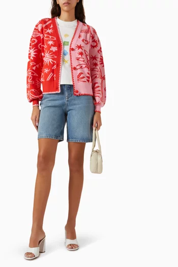 Hannah Printed Cardigan