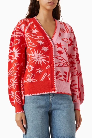 Hannah Printed Cardigan