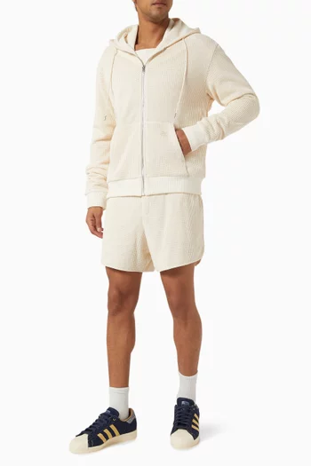 Stereo Hoodie in Knit Jersey Mesh