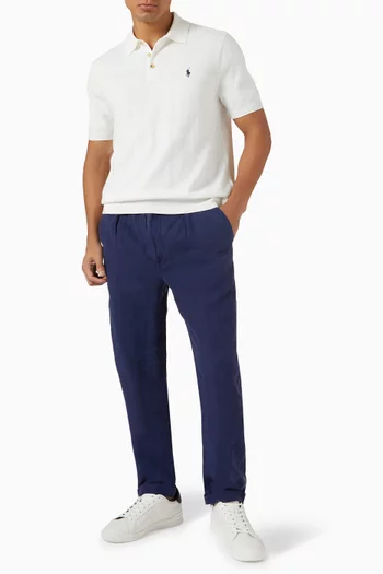 Drawstring Pants in Linen