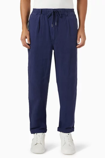 Drawstring Pants in Linen