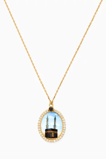 Holy Kaaba Necklace in 18kt Yellow Gold
