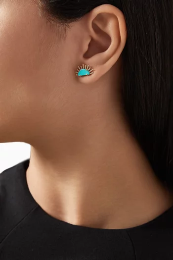 Sunset Crush 566 Diamond Rays Earrings