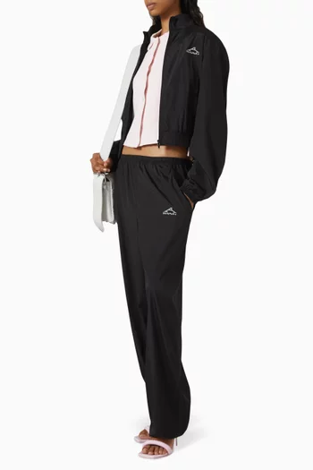 Shrunken Track Jacket in Nylon-blend